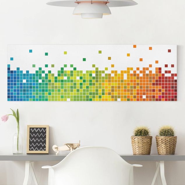 Bilder Pixel-Regenbogen