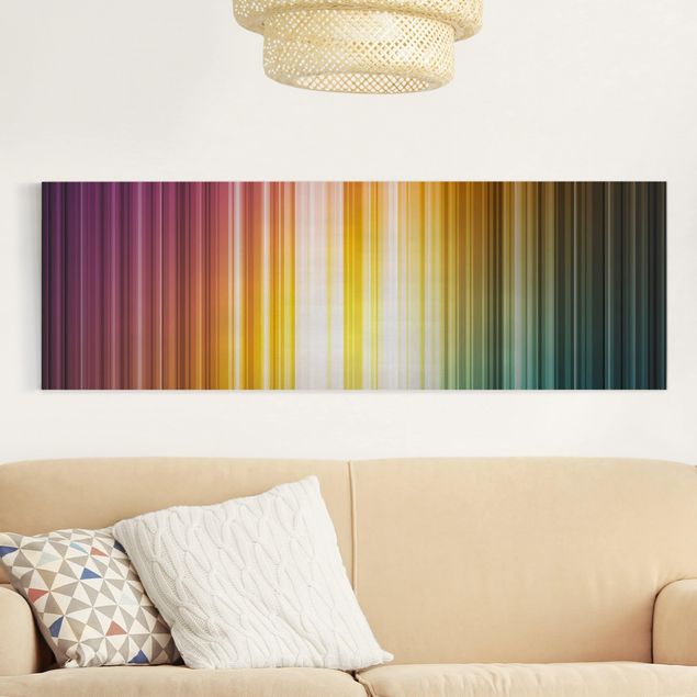 abstrakte Leinwandbilder Rainbow Light