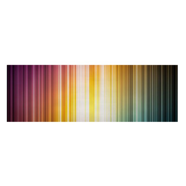 Leinwandbild - Rainbow Light - Panorama Quer
