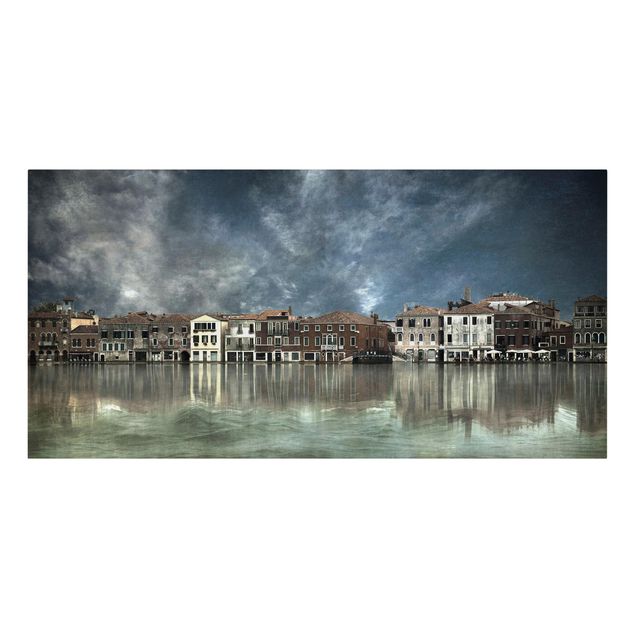 Leinwandbild - Reflexionen in Venedig - Quer 2:1