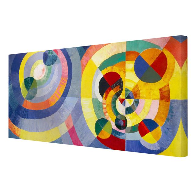 Leinwandbild - Robert Delaunay - Kreisformen (Forme circulaire) - Quer 2:1