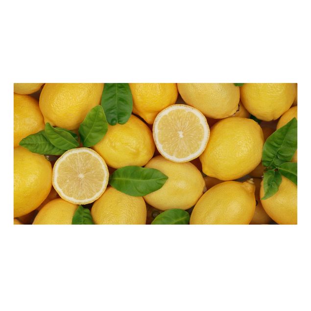 Leinwandbild - Saftige Zitronen - Quer 2:1