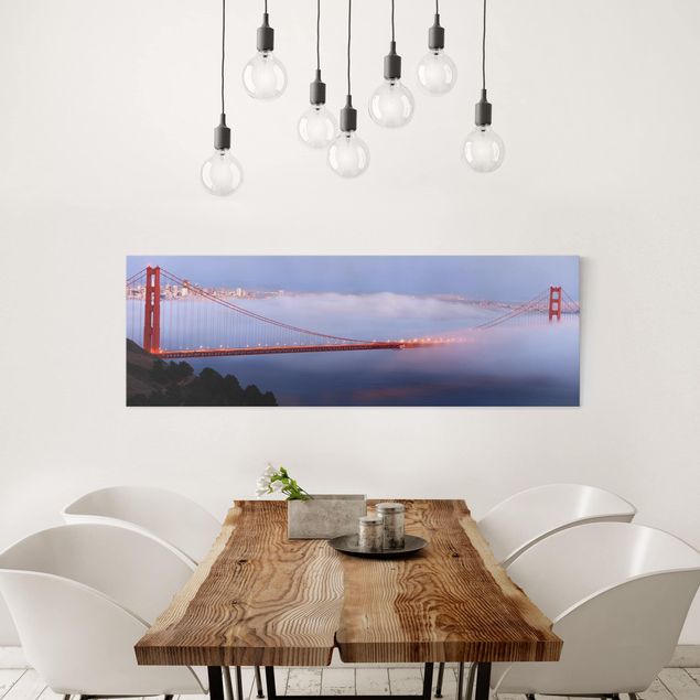 schöne Bilder San Franciscos Golden Gate Bridge