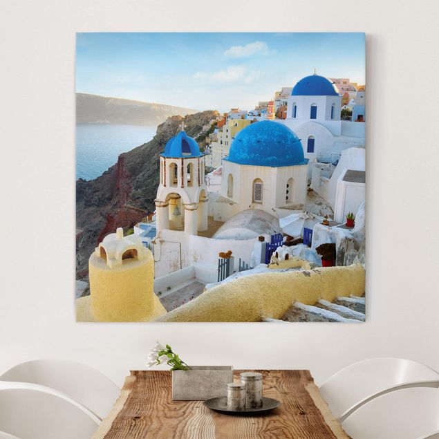 Leinwandbilder Städte Santorini