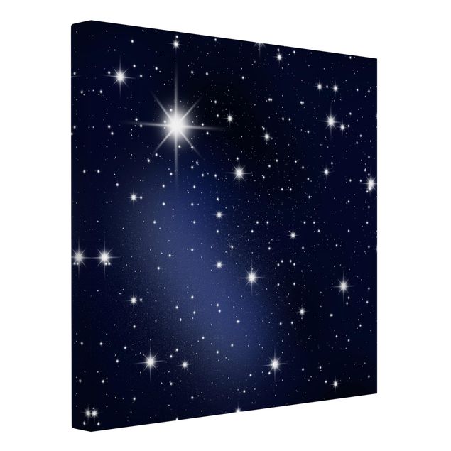 Leinwandbild - Stars - Quadrat 1:1