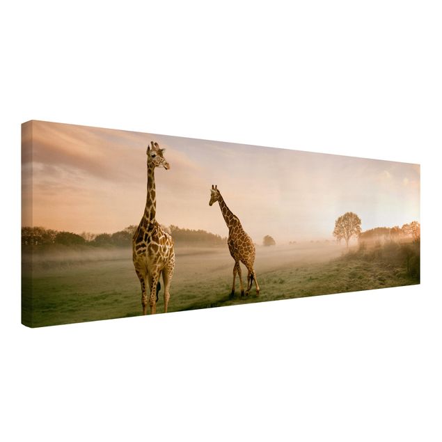 Wandbilder Surreal Giraffes