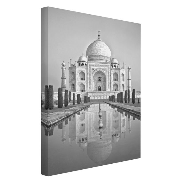 Leinwandbilder kaufen Taj Mahal mit Garten