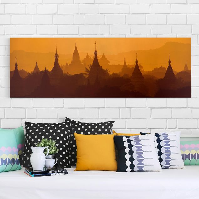 Leinwandbilder Städte Tempelstadt in Myanmar