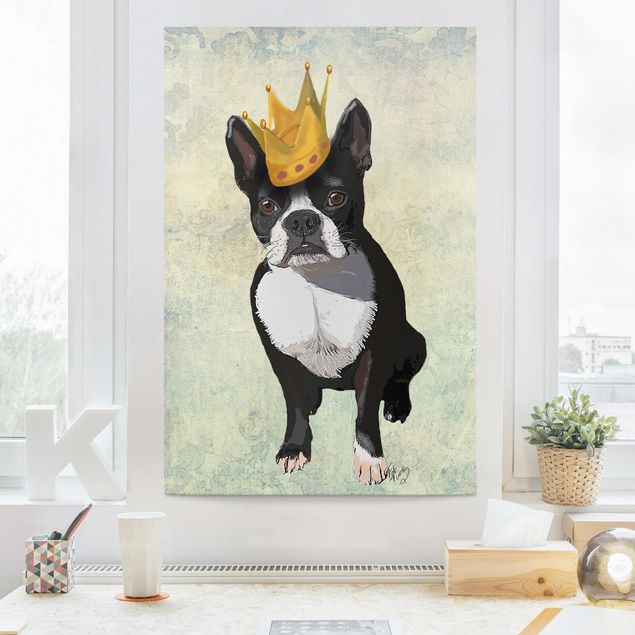 moderne Bilder auf Leinwand Tierportrait - Terrierkönig