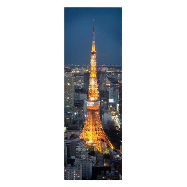 Leinwandbild - Tokyo Tower - Panorama Hoch
