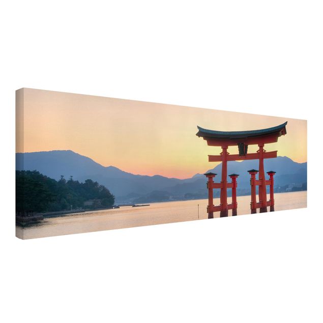 Leinwandbilder kaufen Torii am Itsukushima