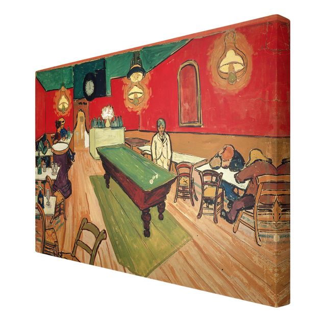 Leinwandbild - Vincent van Gogh - Das Nachtcafé - Quer 3:2