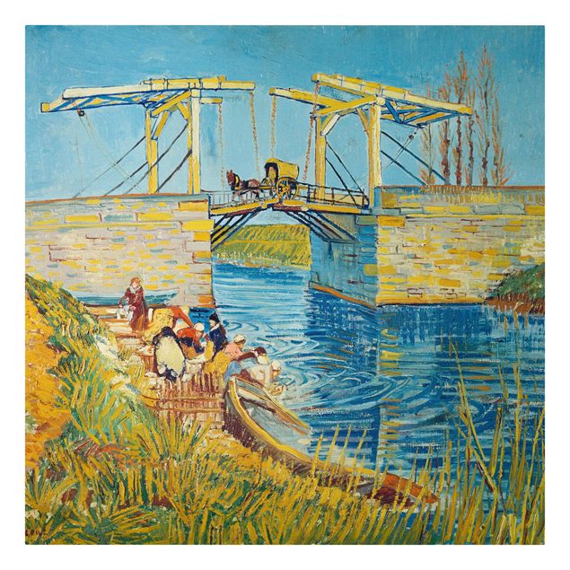 Leinwandbilder Vincent van Gogh - Zugbrücke in Arles