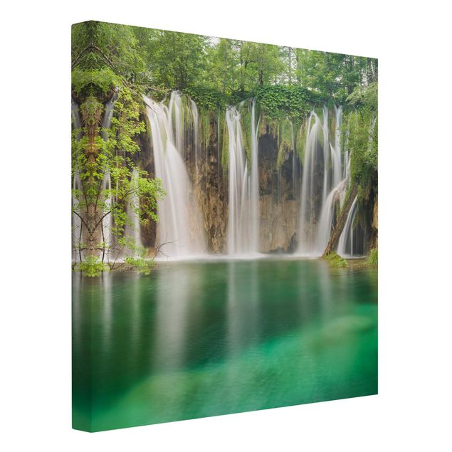 schöne Bilder Wasserfall Plitvicer Seen