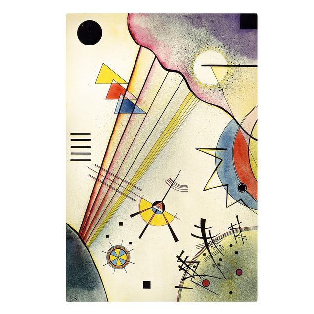 Leinwandbilder Wassily Kandinsky - Deutliche Verbindung