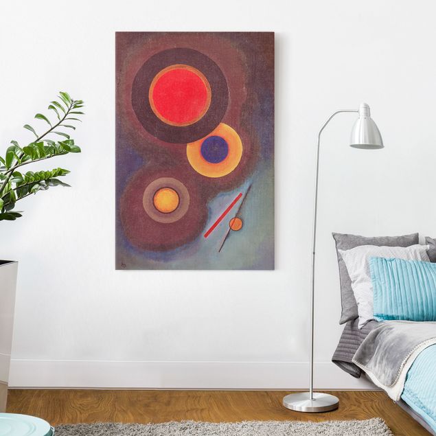 Gemälde abstrakt Wassily Kandinsky - Kreise und Linien