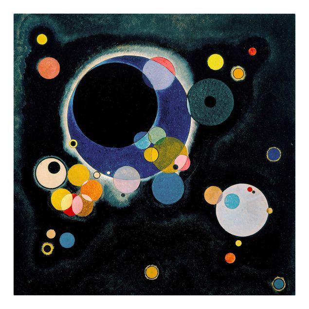 Leinwandbilder kaufen Wassily Kandinsky - Skizze Kreise