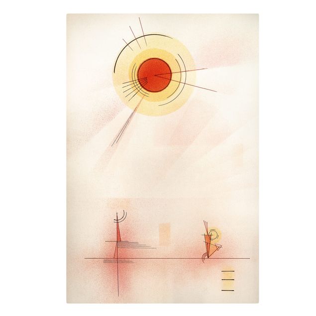Leinwandbilder Wassily Kandinsky - Strahlen