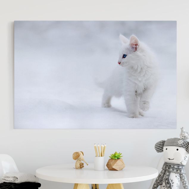 Leinwandbilder Tiere Weiß wie Schnee