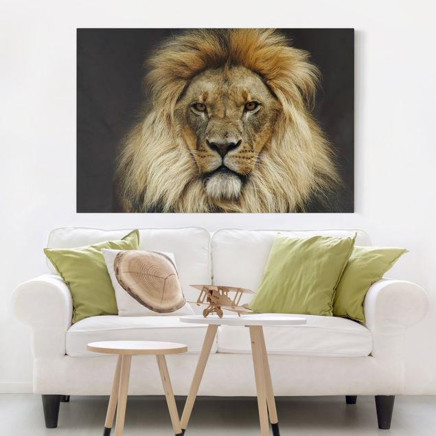 Leinwandbilder Tiere Wisdom of Lion