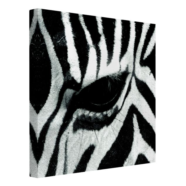 Leinwandbild - Zebra Crossing - Quadrat 1:1