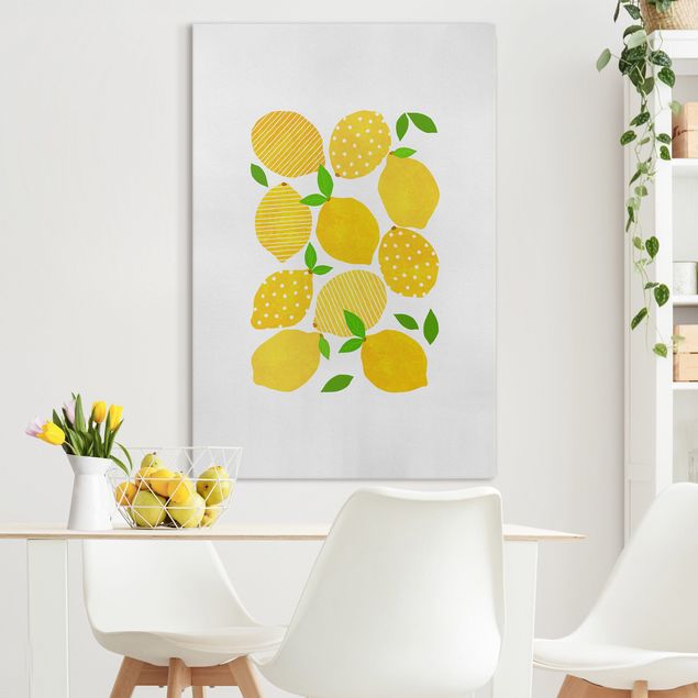 schöne Bilder Zitronen mit Punkten