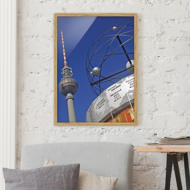 Moderne Bilder mit Rahmen Berlin Alexanderplatz
