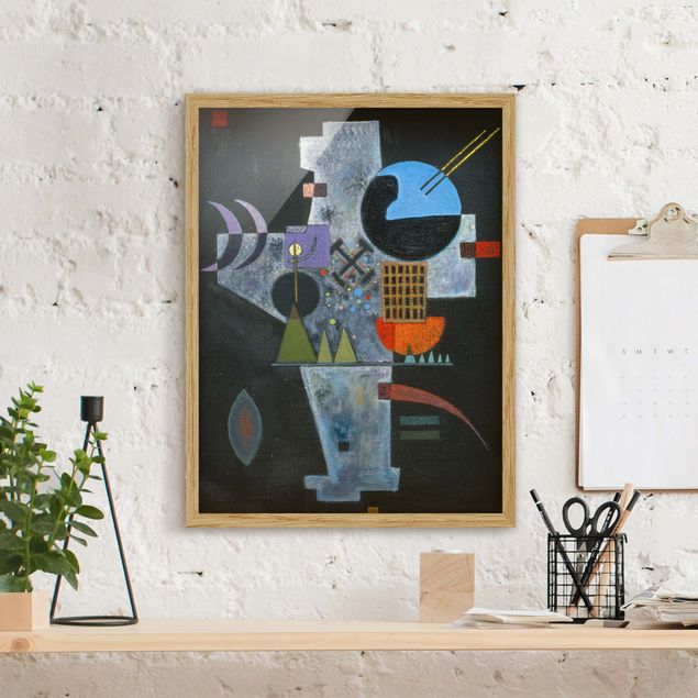 Kunstdrucke mit Rahmen Wassily Kandinsky - Kreuzform