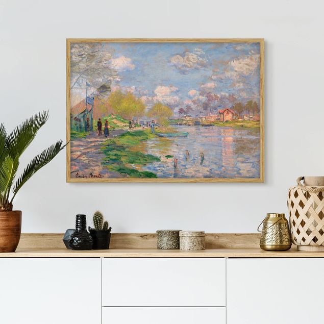 Moderne Bilder mit Rahmen Claude Monet - Seine