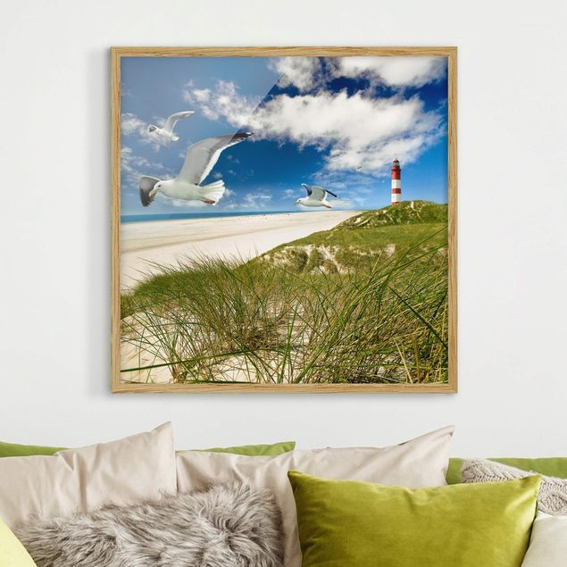 Moderne Bilder mit Rahmen Dune Breeze