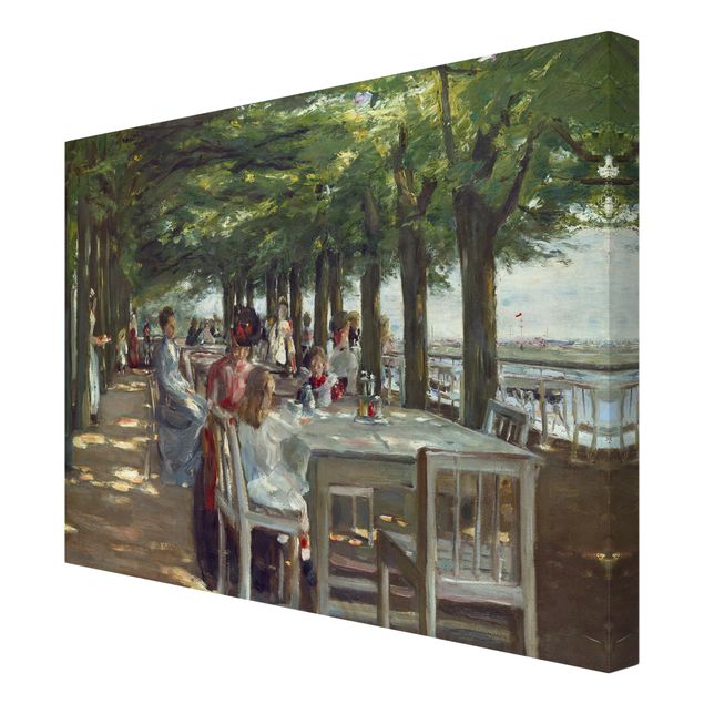 Leinwandbilder Max Liebermann - Terrasse des Restaurants Jacob