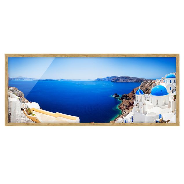 schöne Bilder View Over Santorini