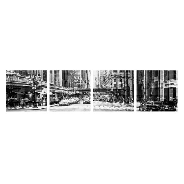 Leinwandbilder kaufen NYC Urban schwarz-weiss