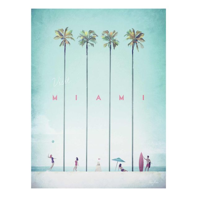 Wandbilder Reiseposter - Miami