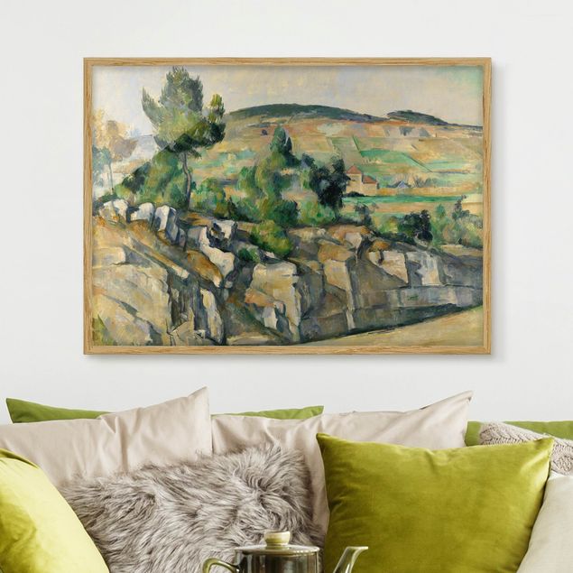 Impressionismus Bilder Paul Cézanne - Hügelige Landschaft