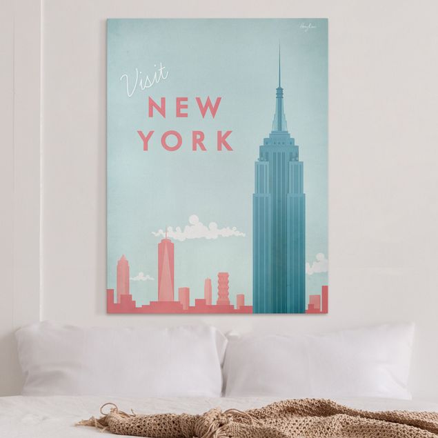 Leinwand New York Reiseposter - New York