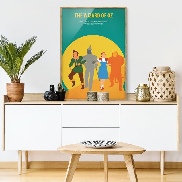 Moderne Bilder mit Rahmen Filmposter The Wizard of Oz