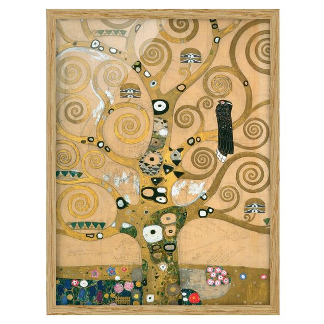 Moderne Bilder mit Rahmen Gustav Klimt - Der Lebensbaum