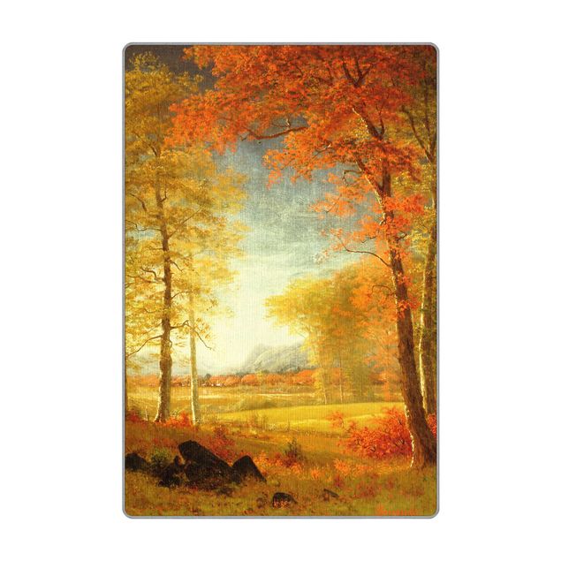 Teppich - Albert Bierstadt - Herbst in Oneida County,New York