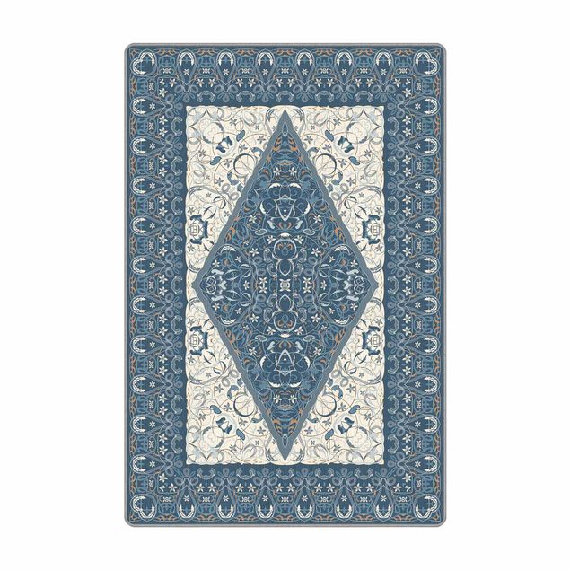 Teppich - Arabischer Teppich in blau
