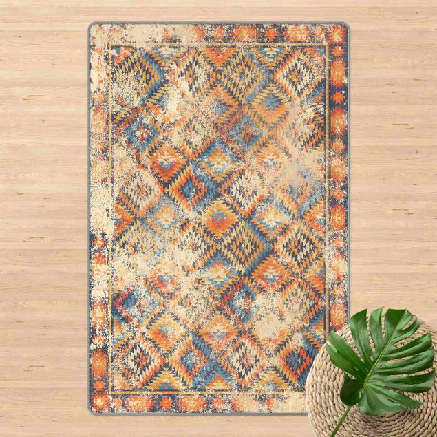 Teppich Orientalisch Außergewöhnlicher Kelim Teppich Vintage