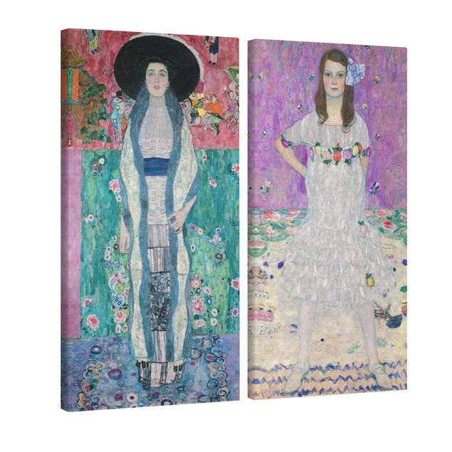 Klimt Bilder Gustav Klimt - Adele Bloch-Bauer und Mäda Primavesi