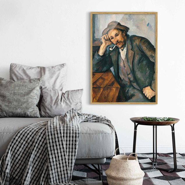 Moderne Bilder mit Rahmen Paul Cézanne - Der Raucher
