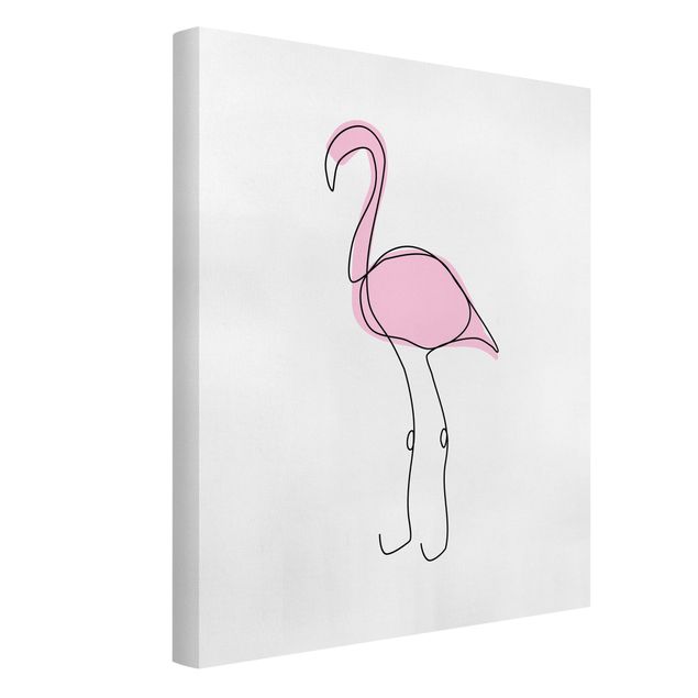 schöne Bilder Flamingo Line Art