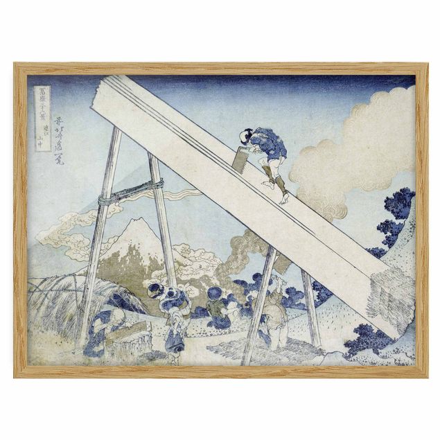 Bilder Katsushika Hokusai - In den Totomi Bergen