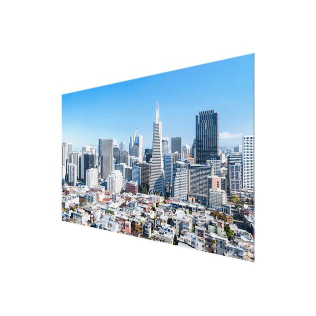 Glasbild - San Francisco Skyline - Querformat 3:2