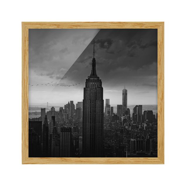 Wandbilder mit Rahmen New York Rockefeller View