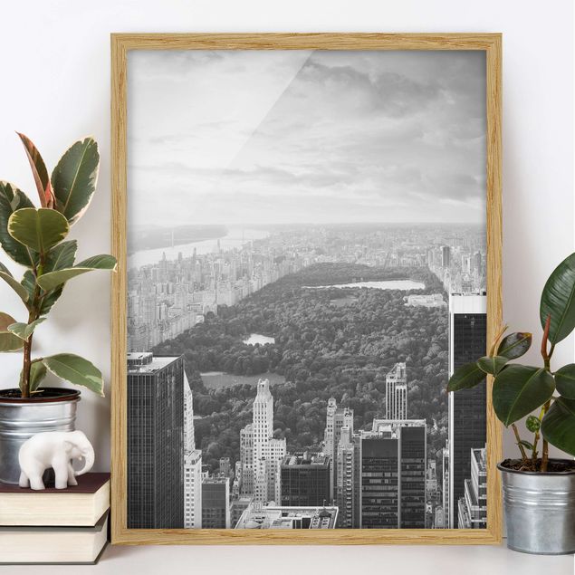 Moderne Bilder mit Rahmen Blick über den Central Park II