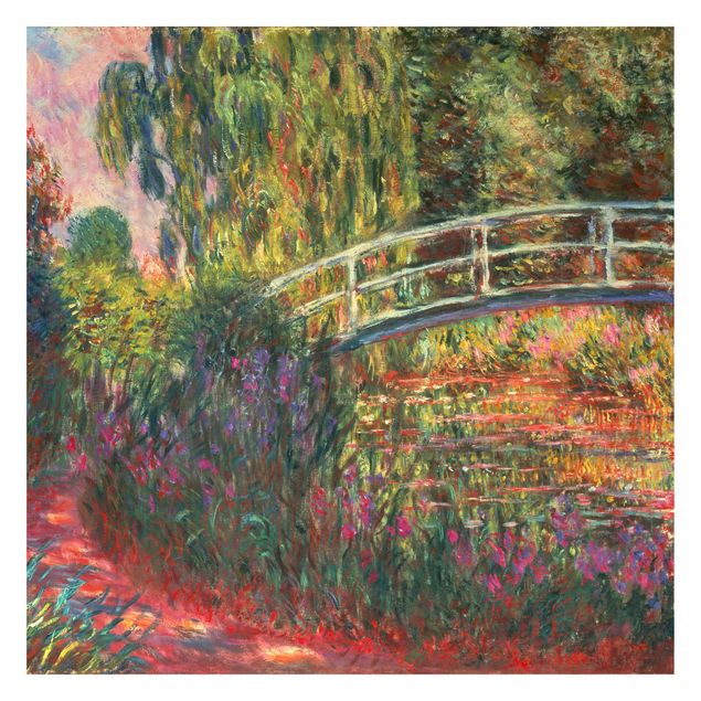 selbstklebende Tapete Claude Monet - Japanische Brücke im Garten von Giverny