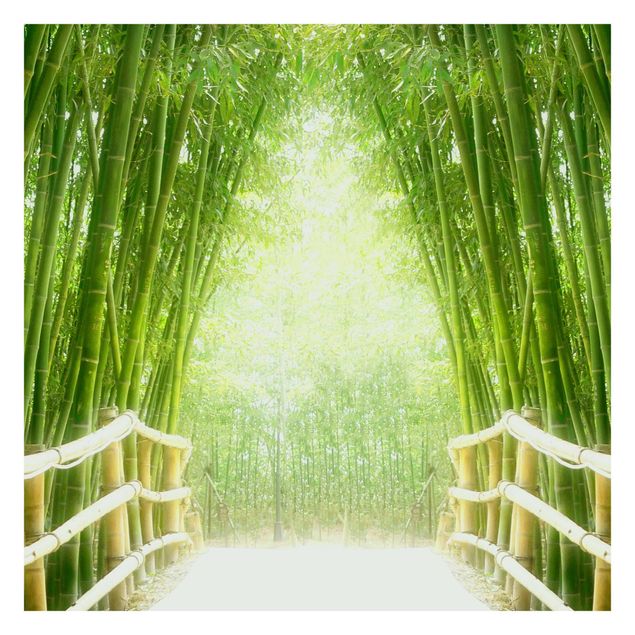 Fototapete selbstklebend Bamboo Way